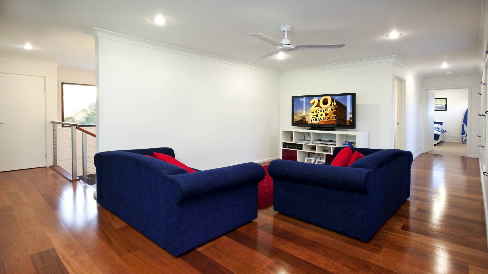 Upstairs living area