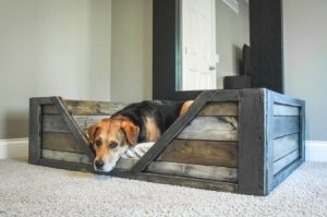 pallet furniture dog bed