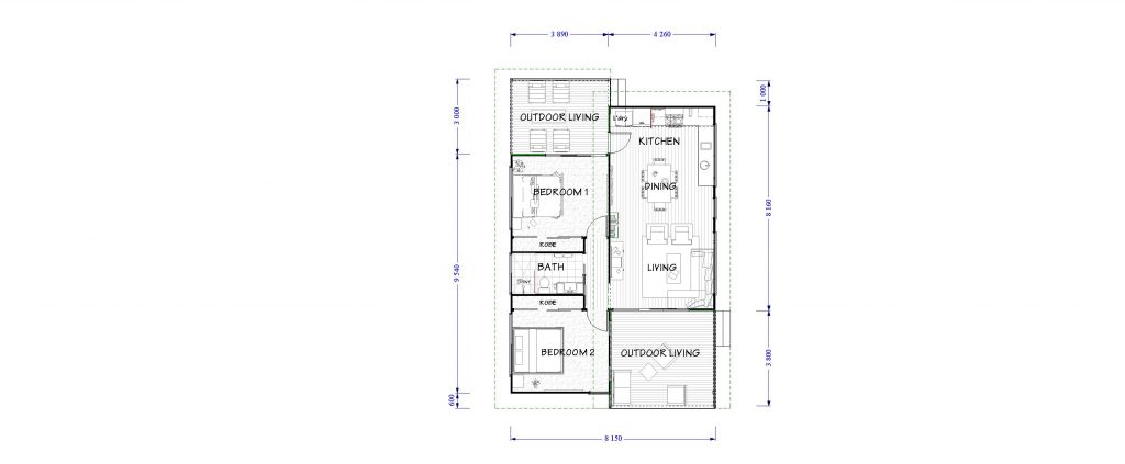 The Metro 70m2 Floor Plan