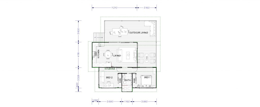 New Metro 60m2 Floor Plan