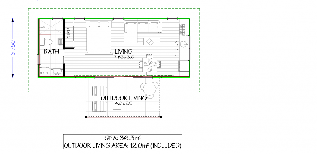 the pod floor plan