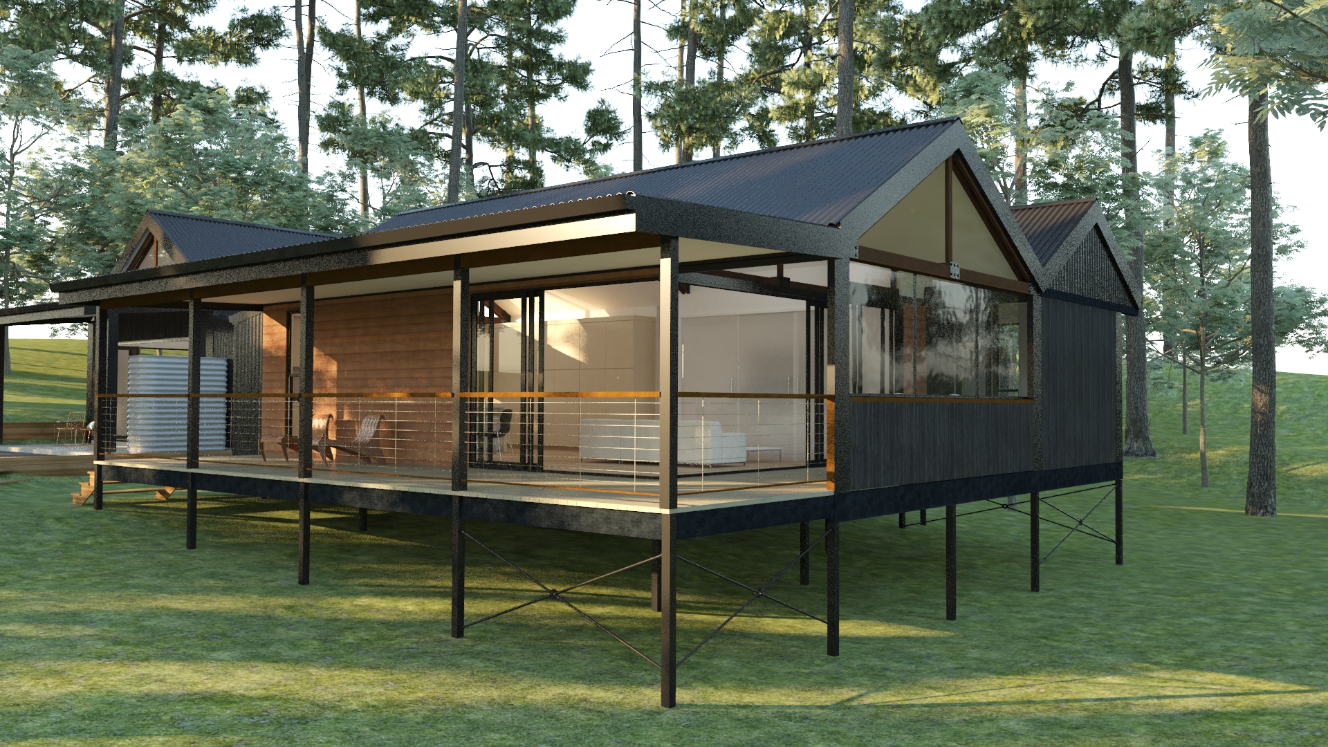 2 bedroom house concept design deck brisbane