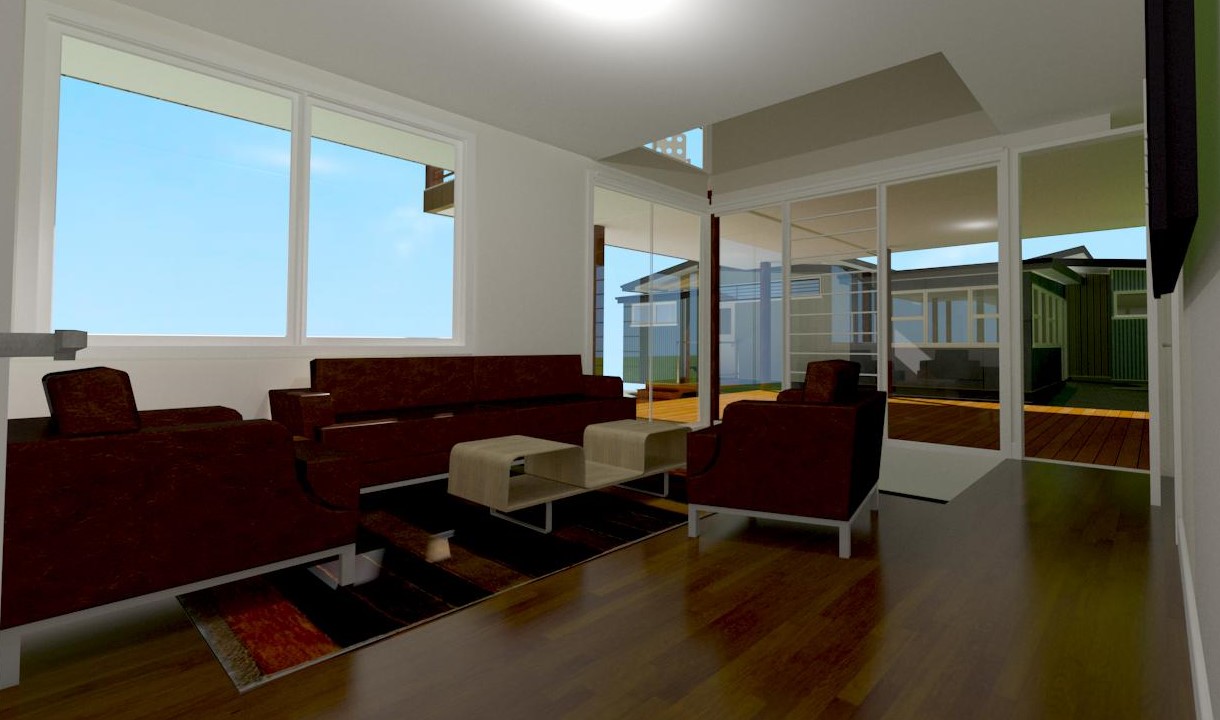 2 storey granny flat living room brisbane