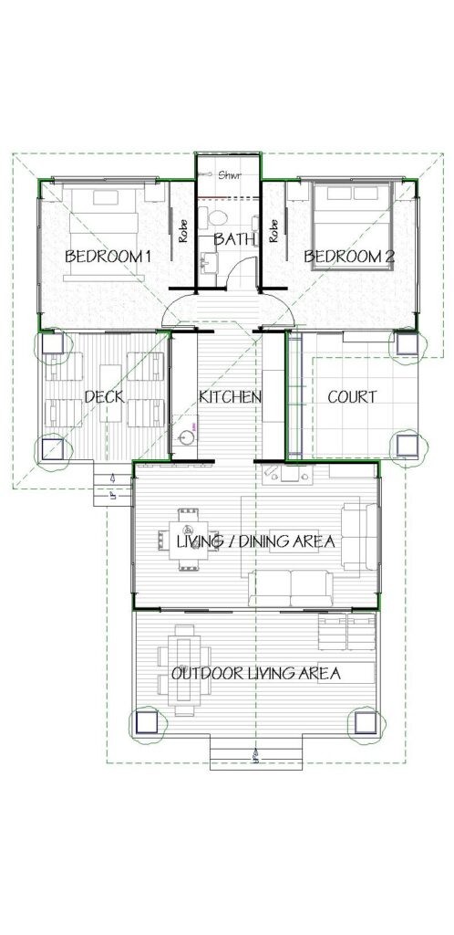 The Uptowner Floor Plan 60m2